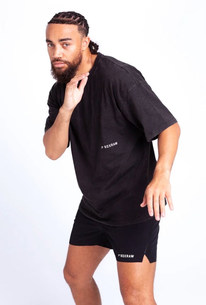 Футболка BoxRaw Sparring Club BXRW-SPCLT Black в Челябинске в Челябинске