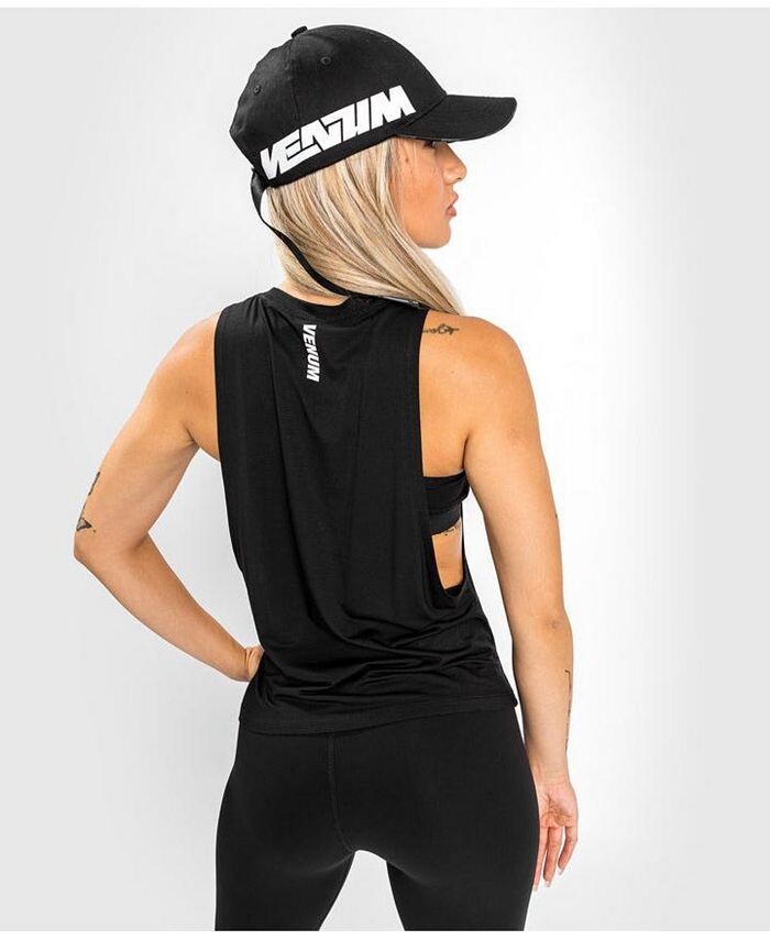Майка Venum Essential Women's Racer Back Tank Top - Black Ven04653-001 в Челябинске  в Челябинске 