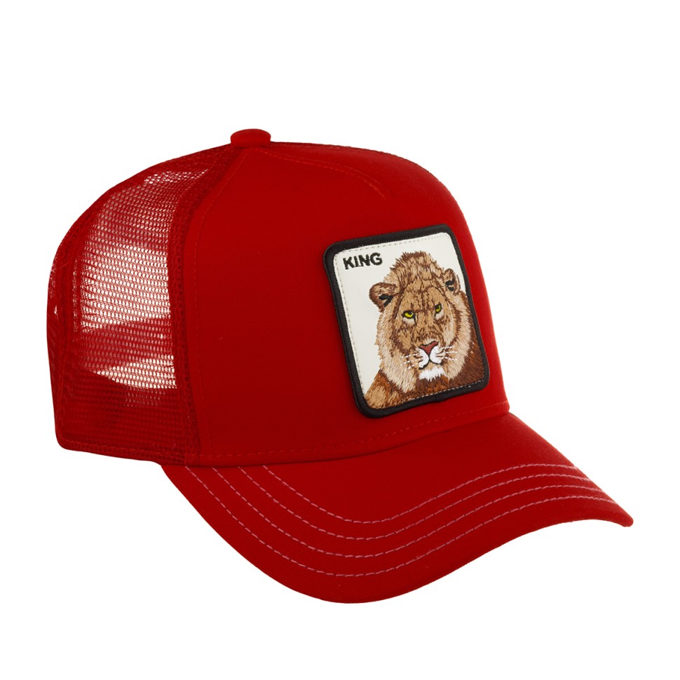 Бейсболка GOORIN BROTHERS ANIMAL FARM KING 101-0388 (красный) в Челябинске в Челябинске