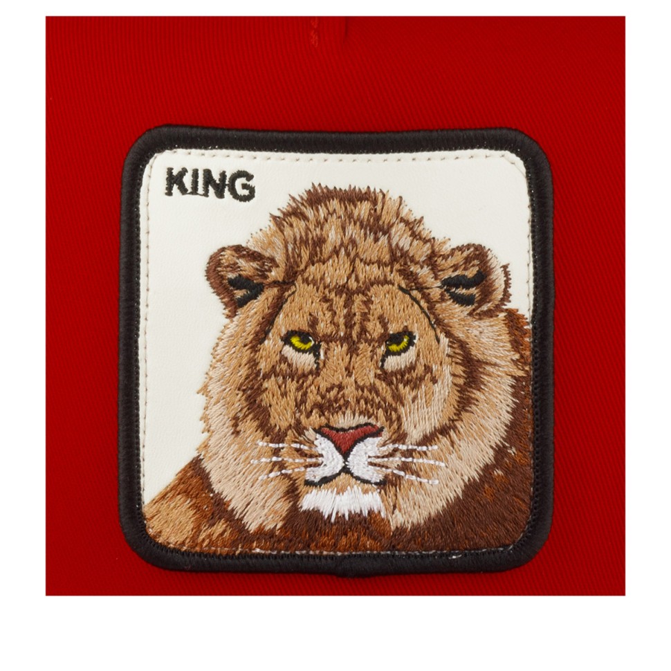 Бейсболка GOORIN BROTHERS ANIMAL FARM KING 101-0388 (красный) в Челябинске в Челябинске