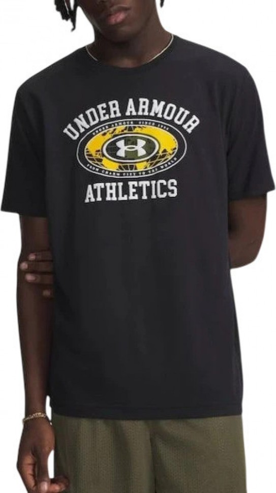 Футболка Under Armour UA M 60/40S ARMOR GLOBE SS 6009261-001 в Челябинске  в Челябинске 