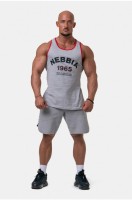 Майка Nebbia Old-school Muscle tank top 193 Light grey в Челябинске  в Челябинске 