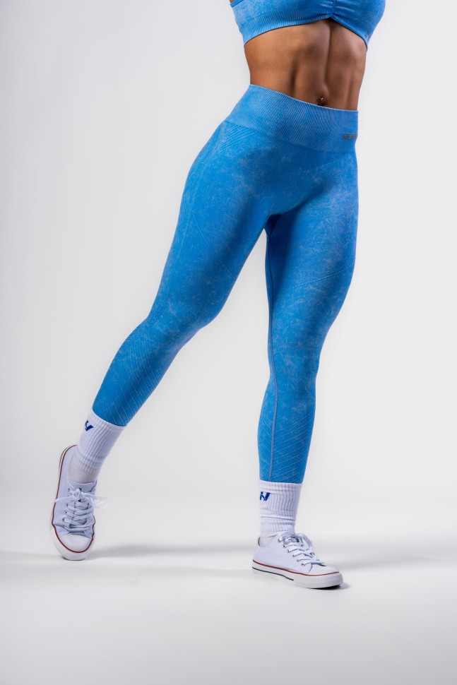 Леггинсы Nebbia High Waisted Push-Up Leggings TOTALLY SEAMLESS 303 Blue в Челябинске в Челябинске