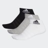 Носки Adidas (3 пары) CUSH ANK 3PP MGREYH/WHITE/BLACK DZ9364 в Челябинске 
