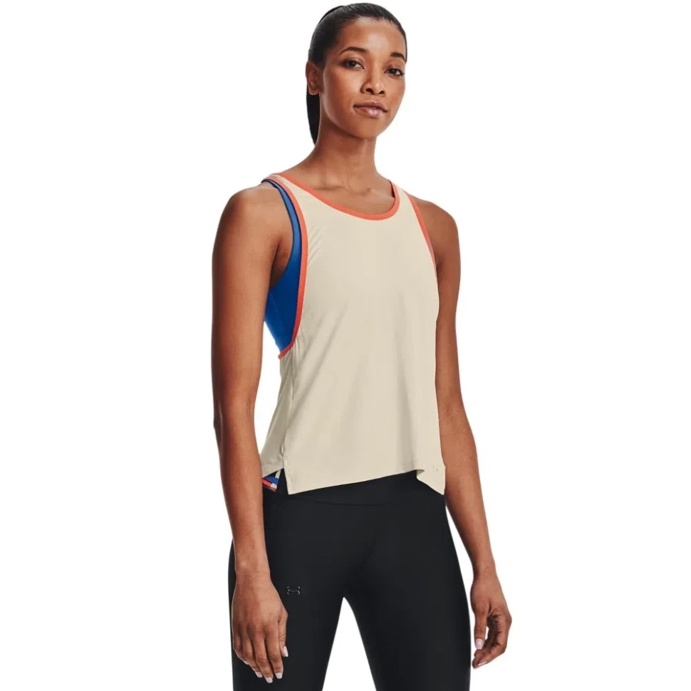 Майка Under Armour 2 in 1 Knockout Tank SP 1371137-100 в Челябинске  в Челябинске 