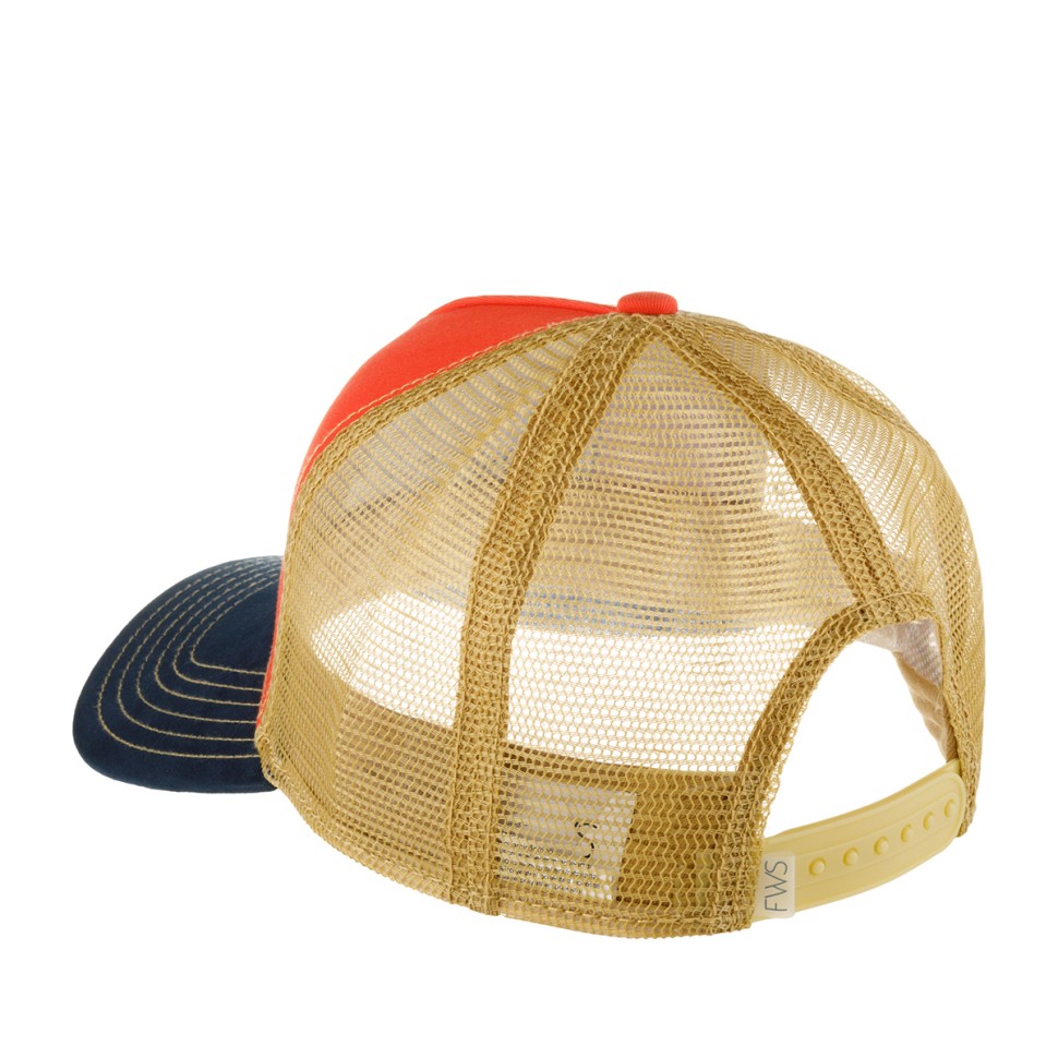 Бейсболка FWS 7761169 TRUCKER CAP BEACH RACE (оранжевый темно-синий) 72-101-38-00 в Челябинске  в Челябинске 