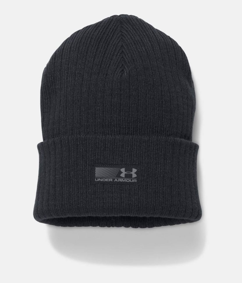 Under Armour Men s UA Truck Stop Beanie BLK 1283122 001 1 790 IQON.RU