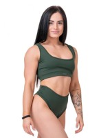 Плавки Nebbia High-waist retro bikini - bottom 555 green в Челябинске  в Челябинске 