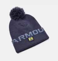 Шапка Under Armour UA Halftime Fleece Pom-GRY 1373093-558 в Челябинске  в Челябинске 