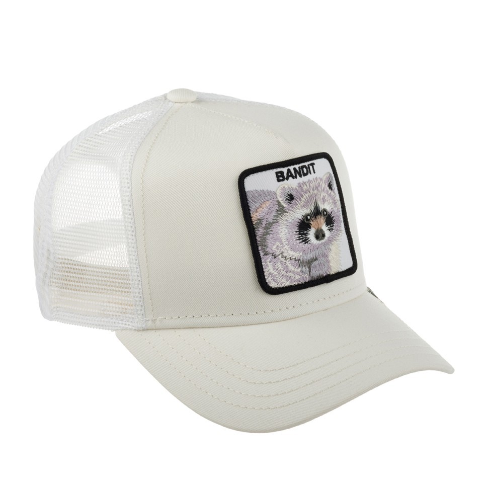 Бейсболка GOORIN BROTHERS Animal Farm енот 101-0379 (белый) 91-642-17-00 в Челябинске  в Челябинске 