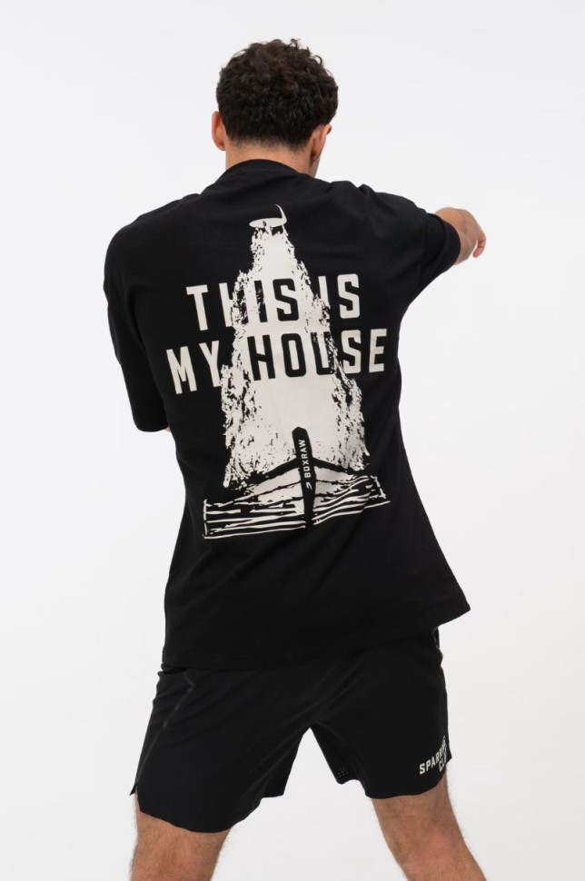 Футболка BoxRaw This Is My House BXRW-U-TIMH Black в Челябинске в Челябинске