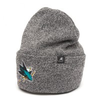 Шапка ATRIBUTIKA & CLUB San Jose Sharks, серый меланж 59341 в Челябинске  в Челябинске 