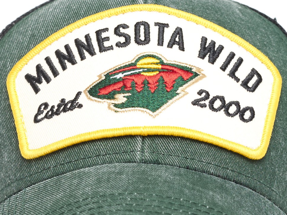 Бейсболка ATRIBUTIKA & CLUB Minnesota Wild, зелен.-сер. 31143 в Челябинске  в Челябинске 
