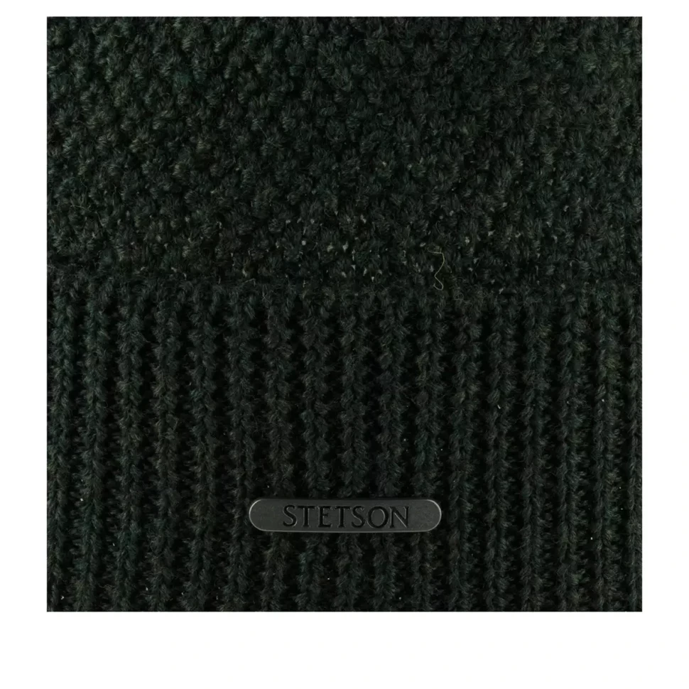Шапка STETSON 8599396 BEANIE MERINO WOOL (темно-оливковый) 12-178-03-00 в Челябинске  в Челябинске 