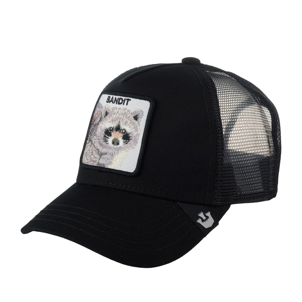Бейсболка GOORIN BROTHERS ANIMAL FARM Енот 101-0379 (черный) 91-642-09-00 в Челябинске  в Челябинске 