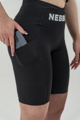 Велосипедки Nebbia High waisted biker shorts 10″ GYM THERAPY 628 Black