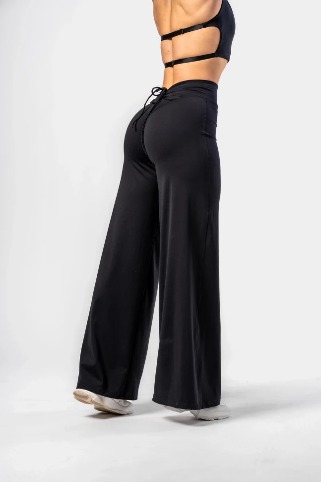 Брюки Nebbia Deni x NEBBIA High-waist Flared Pants 312 Black в Челябинске  в Челябинске 