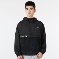 Ветровка NIke Jordan Logo Printing Loose Hooded Half Zipper  DJ0247-010 в Челябинске  в Челябинске 