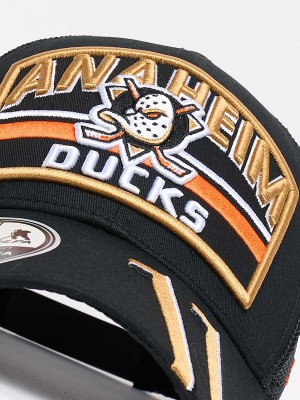 Бейсболка ATRIBUTIKA &amp; CLUB Anaheim Ducks, оранж.-черн. 32329