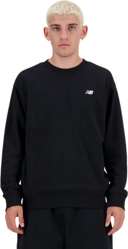 Джемпер New Balance Small Logo French Terry Crew MT41507BK в Челябинске в Челябинске