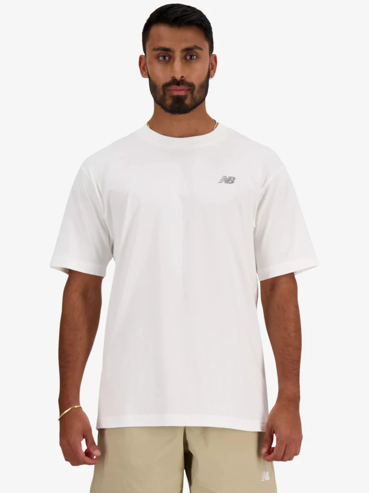 Футболка New Balance Sport Essentials Cotton T-Shirt MT41509-WT