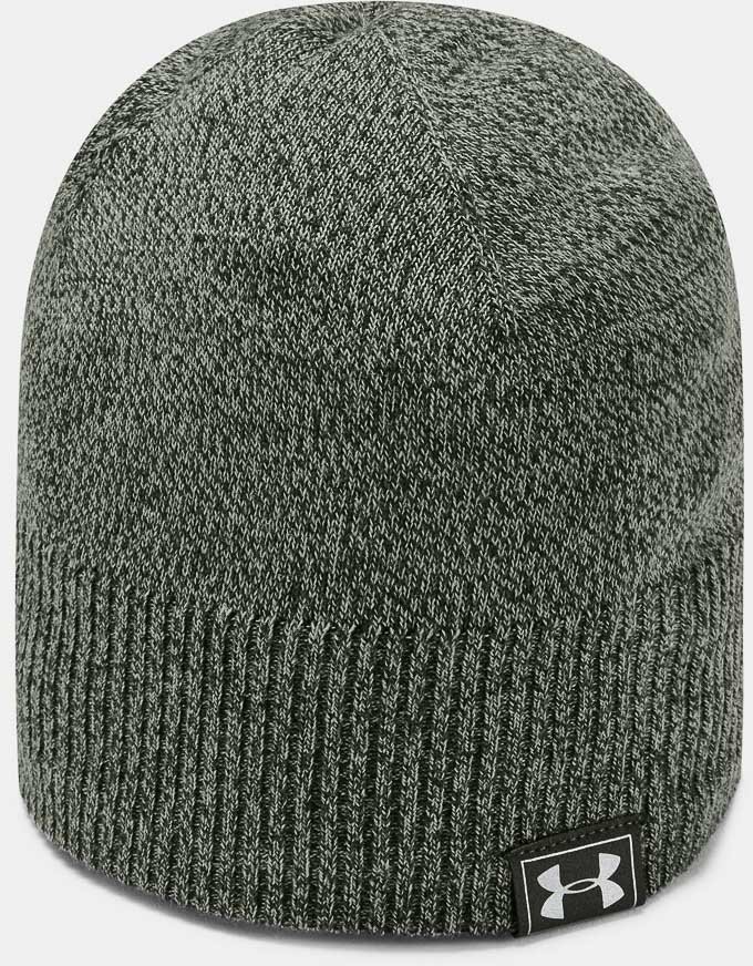 Шапка Under Armour Men's UA Reactor Knit Beanie Grove Green / Artillery Green / Silver 1298452-504 в Челябинске  в Челябинске 