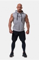 Футболка Nebbia Golden Era ragtop hoodie 197 light grey в Челябинске  в Челябинске 