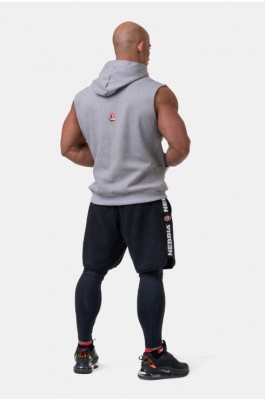 Футболка Nebbia Golden Era ragtop hoodie 197 light grey