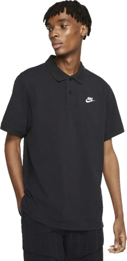 Mens black nike polo online