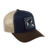 Бейсболка GOORIN BROTHERS ANIMAL FARM WHALE Касатка синий коричневый 90-893-72-00
