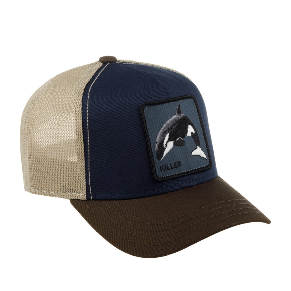 Бейсболка GOORIN BROTHERS ANIMAL FARM WHALE Касатка синий коричневый 90-893-72-00 в Челябинске  в Челябинске 