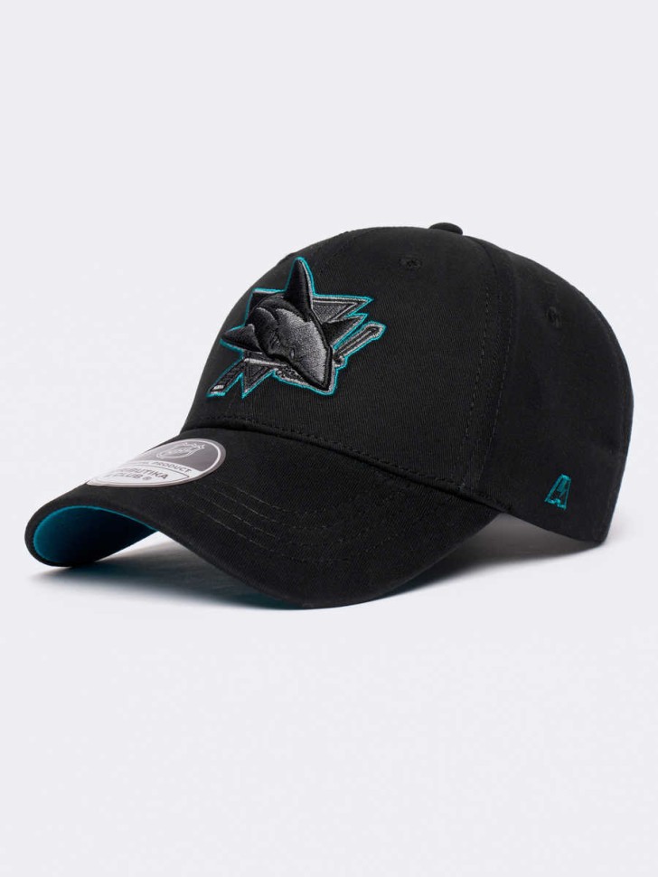 Бейсболка ATRIBUTIKA & CLUB San Jose Sharks, зелен.-черн. 32334 в Челябинске  в Челябинске 