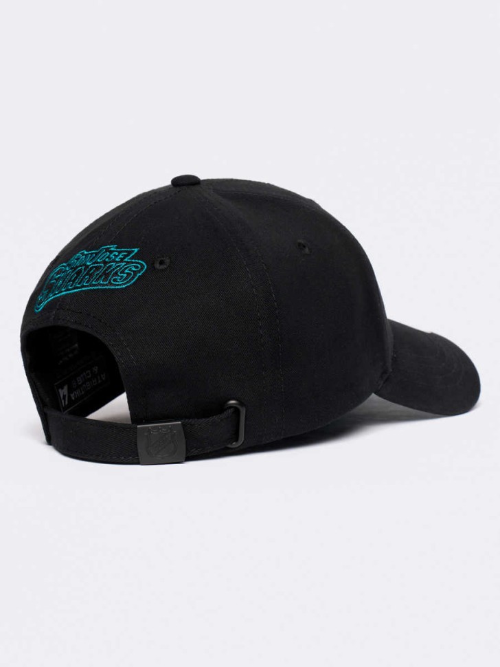 Бейсболка ATRIBUTIKA & CLUB San Jose Sharks, зелен.-черн. 32334 в Челябинске  в Челябинске 