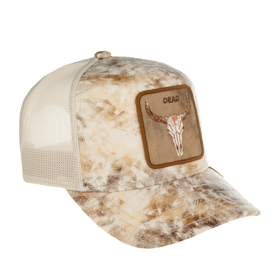 Бейсболка GOORIN BROTHERS ANIMAL FARM Dead Skull 101-1621 (бежевый) 91-884-02-00 в Челябинске в Челябинске