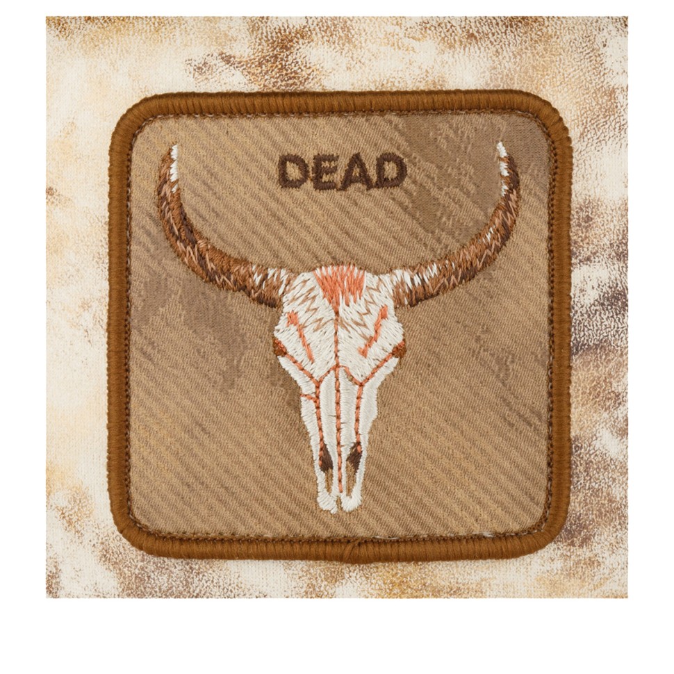 Бейсболка GOORIN BROTHERS ANIMAL FARM Dead Skull 101-1621 (бежевый) 91-884-02-00 в Челябинске в Челябинске