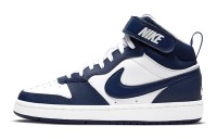 Кроссовки Nike Court Borough Mid 2Velcro 'White Signal Blue' CD7783-107 в Челябинске  в Челябинске 