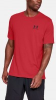 Футболка Under Armour Sportstyle Left Chest Logo SS 1326799-600 в Челябинске  в Челябинске 