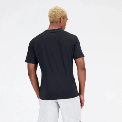 Футболка New Balance Essentials Stacked Logo Cotton Jersey Short Sleeve T-shirt MT31541-BK