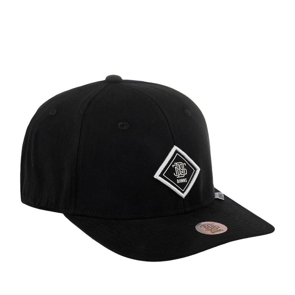 Бейсболка DJINNS 6P TrueFit 2.0 Cap Brushed Twill (черный) 50-180-09-00 в Челябинске  в Челябинске 