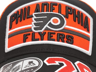 Бейсболка ATRIBUTIKA &amp; CLUB Philadelphia Flyers, оранж.-черн. 32337