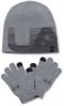 Шапка и перчатки Under Armour Boy's Beanie/Glove Combo Steel / Black / Charcoal 1321599-035 в Челябинске 