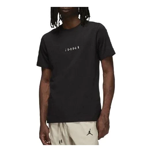Футболка Nike Air Jordan Mens T-Shirt Black DM3182-010 в Челябинске  в Челябинске 