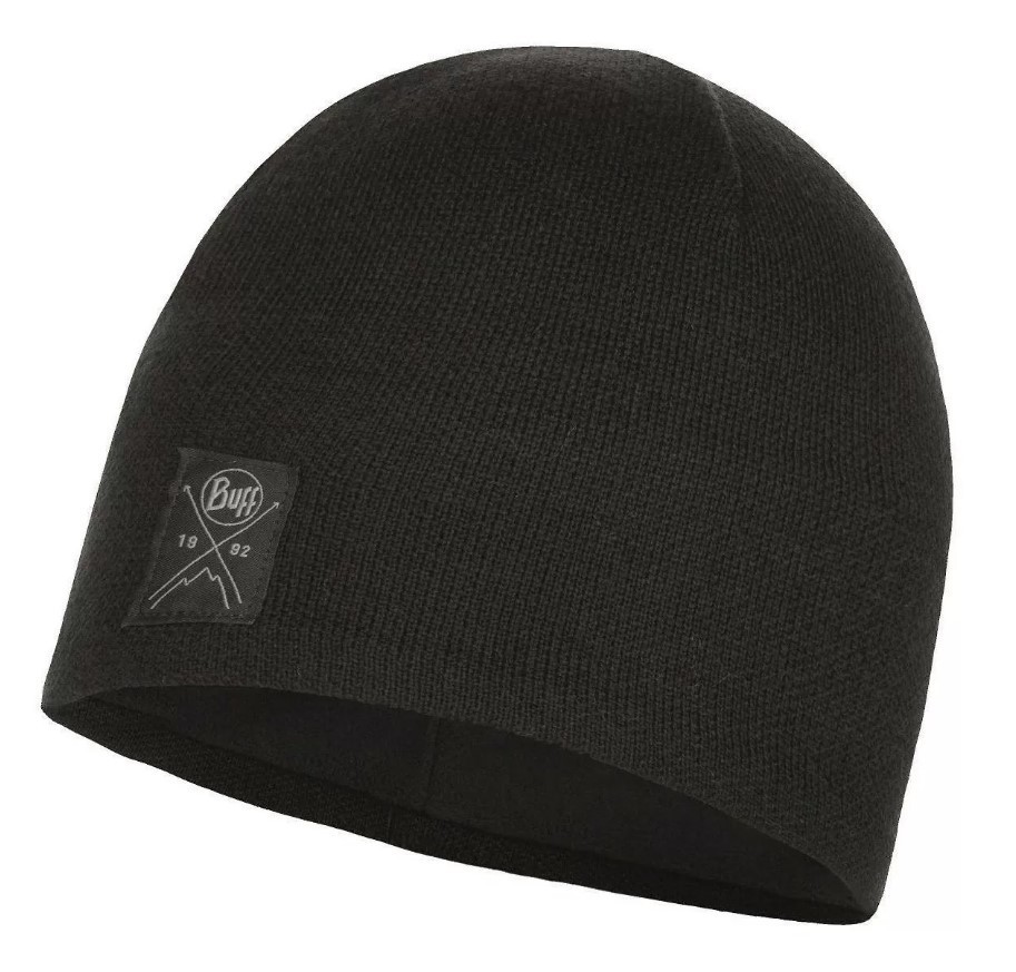 Шапка Buff Knitted & Fleece Band Hat SOLID Black 113519.999.10.00 в Челябинске 