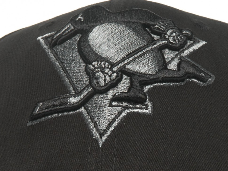 Бейсболка ATRIBUTIKA & CLUB Pittsburgh Penguins, черн. 31595 в Челябинске  в Челябинске 