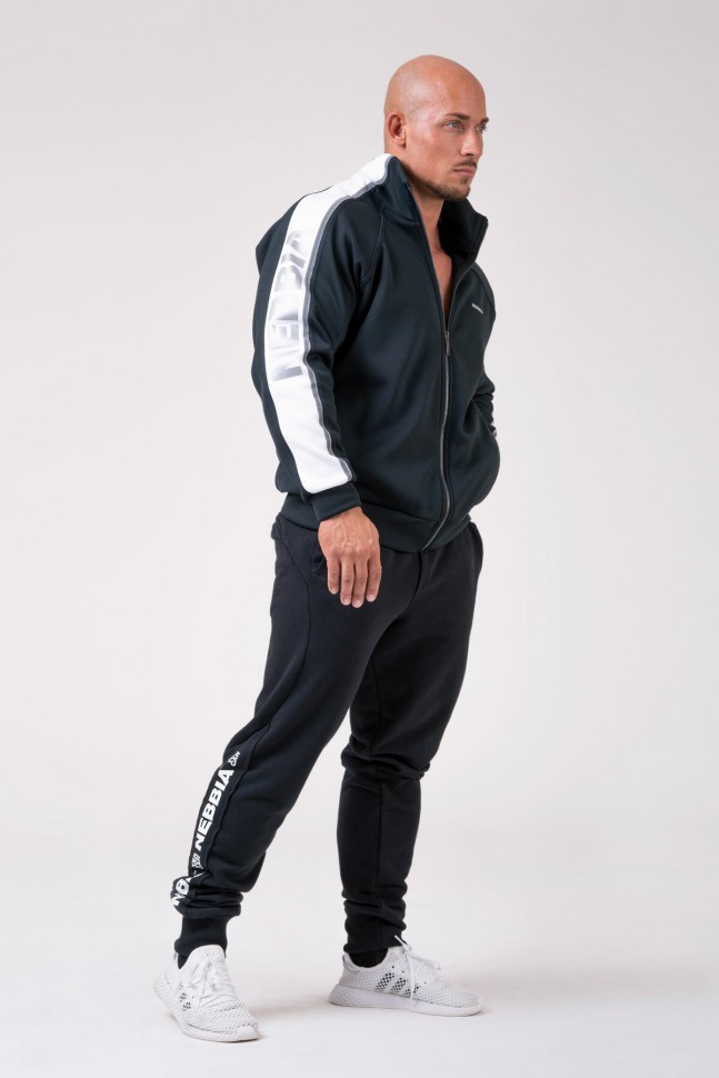 Кофта Nebbia Iconic jacket of Champions 176 black в Челябинске  в Челябинске 