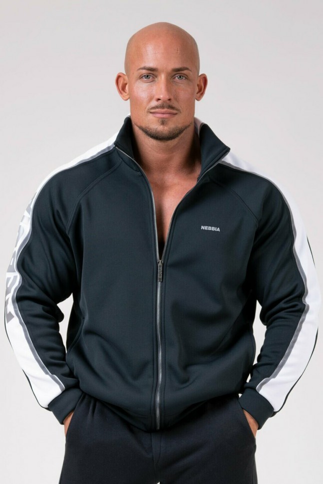 Кофта Nebbia Iconic jacket of Champions 176 black в Челябинске  в Челябинске 