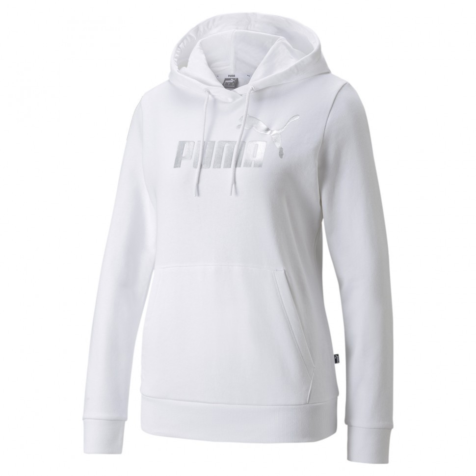 Толстовка Puma ESS+ Metallic Logo  Hoodie TR 84909602 в Челябинске  в Челябинске 
