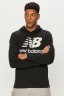 Толстовка New Balance NB Essentials Stacked Logo Po Hoodie MT03558-BK в Челябинске  в Челябинске 