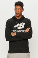 Толстовка New Balance NB Essentials Stacked Logo Po Hoodie MT03558-BK в Челябинске  в Челябинске 