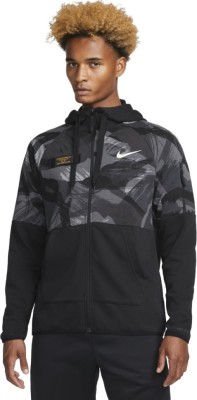 Толстовка Nike M NK DF FLC HD FZ CAMO DQ4790-010